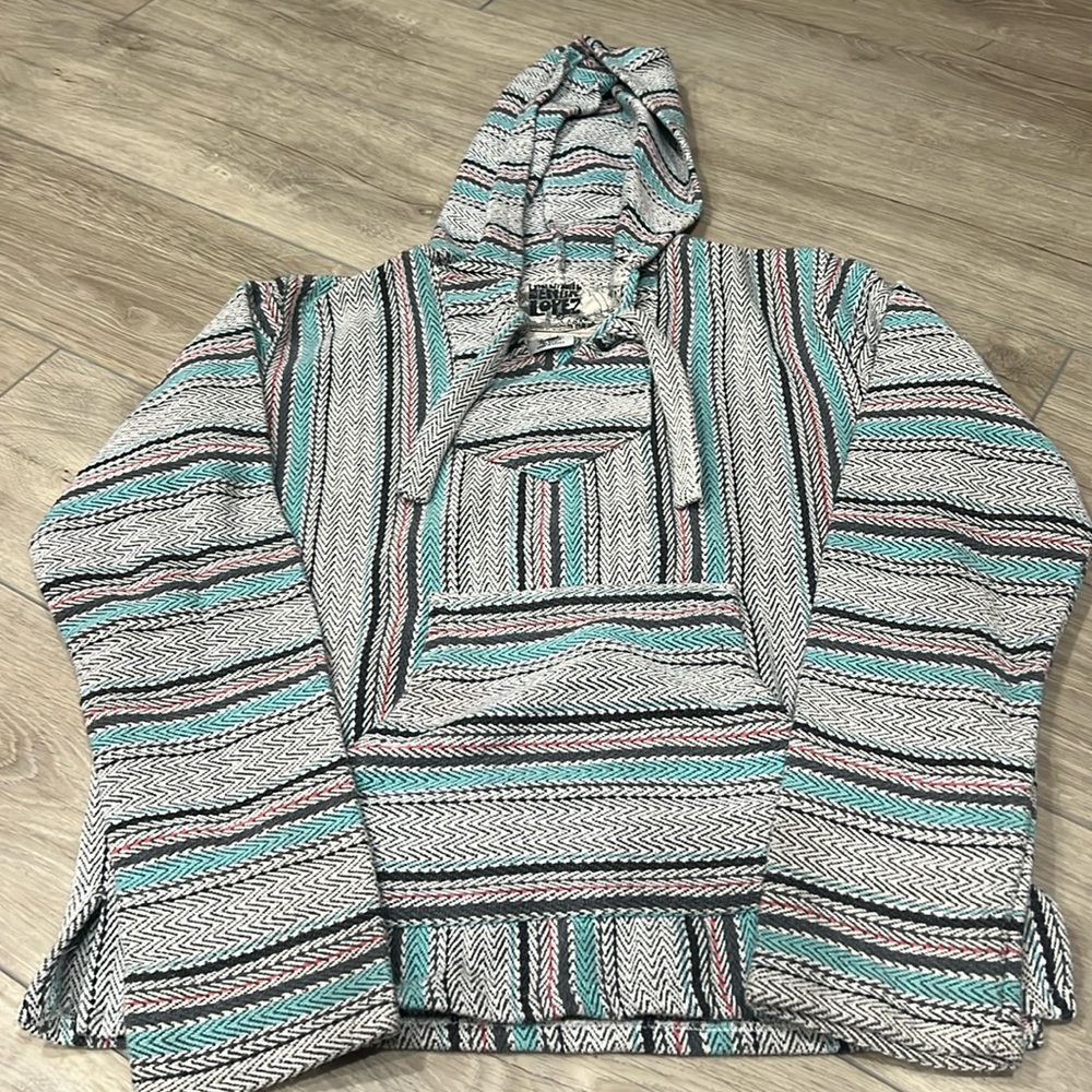 Woven hoodie